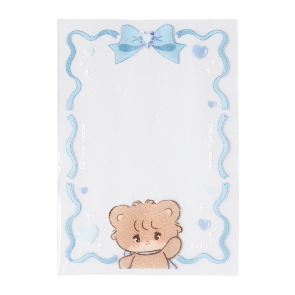 Lil ala mode ミニフォトが入るサイズのクリアスリーブ（ラテ）