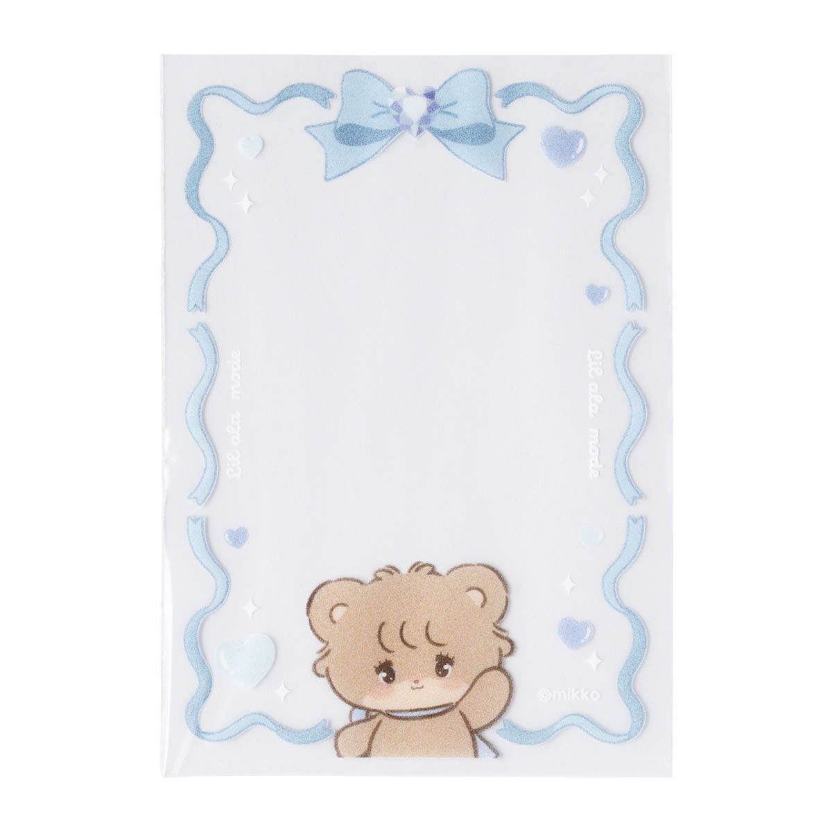 Lil ala mode ミニフォトが入るサイズのクリアスリーブ（ラテ）