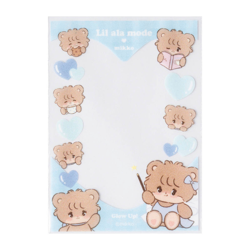 Lil ala mode ミニフォトが入るサイズのクリアスリーブ（ラテ）