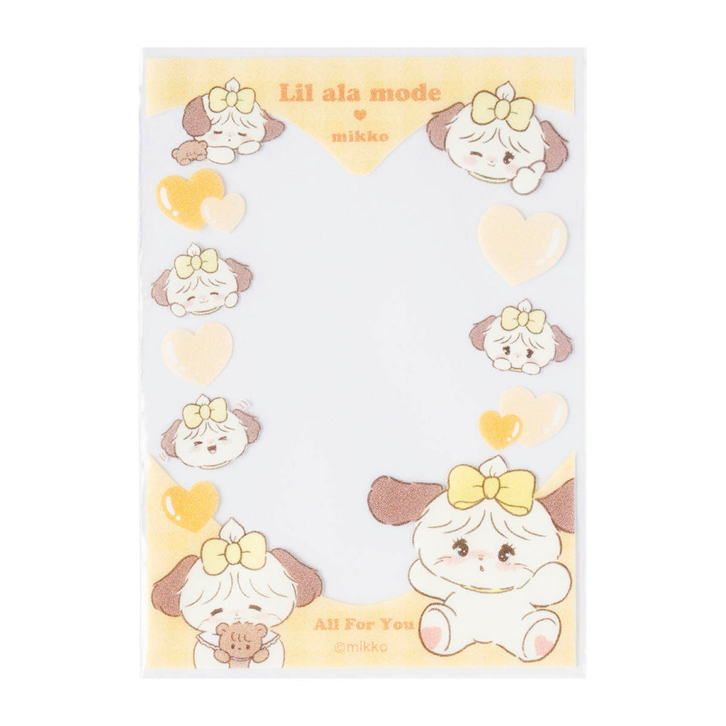 Lil ala mode ミニフォトが入るサイズのクリアスリーブ（スフレ）