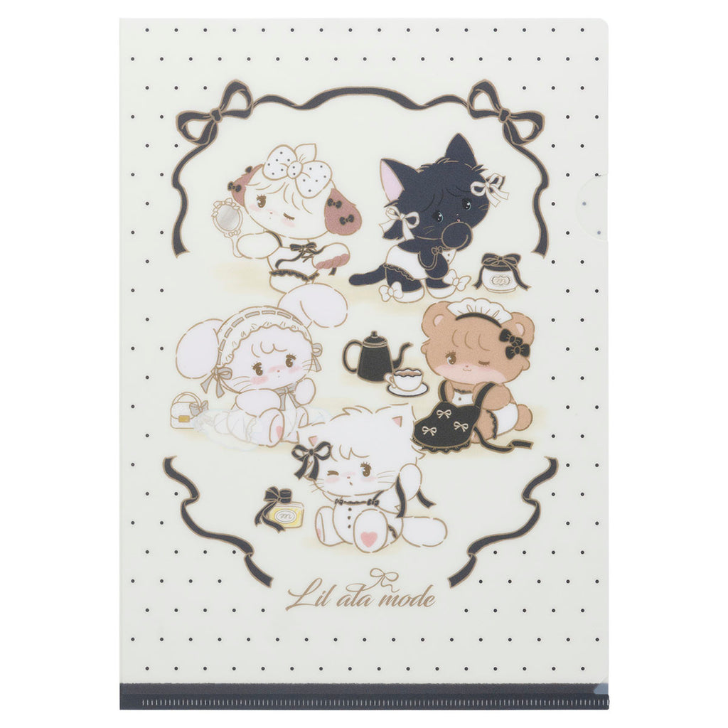 Lil ala mode French♡Girlyシリーズ マットなクリアファイル