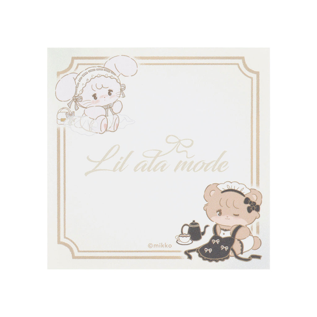Lil ala mode French♡Girlyシリーズ スクエアメモ