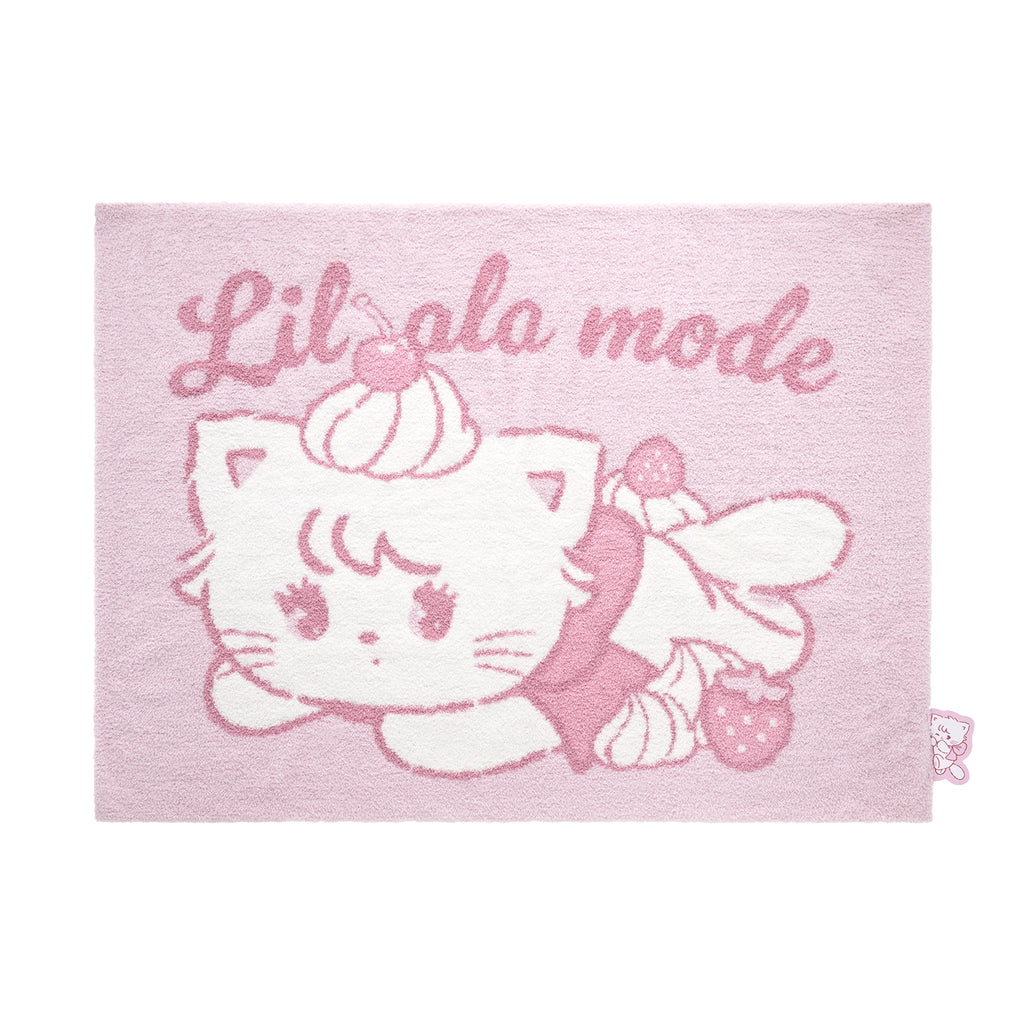Lil ala mode あったかもこもこブランケット（whipped cream）