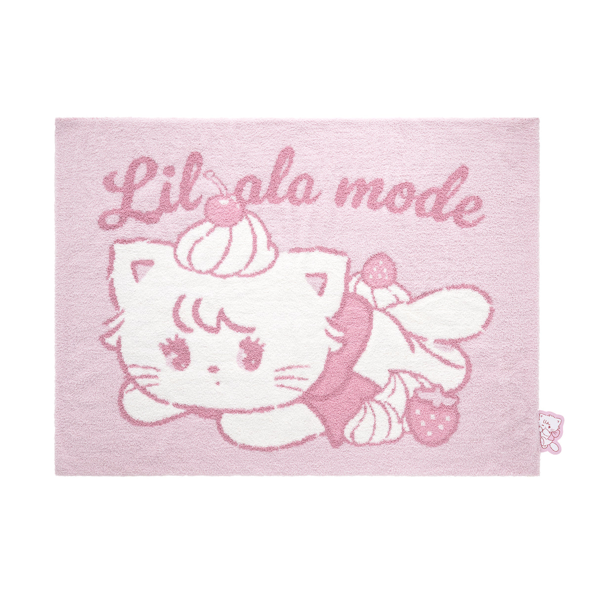 Lil ala mode あったかもこもこブランケット（whipped cream）