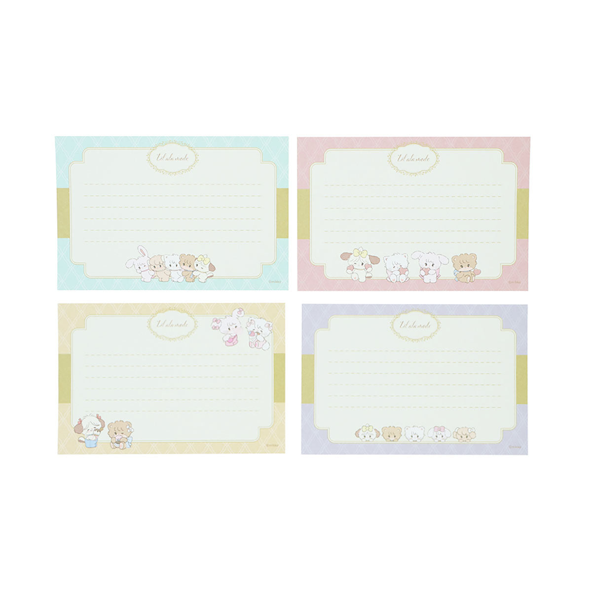 Lil ala mode 8柄レターセット（ミント） – Lil ala mode store