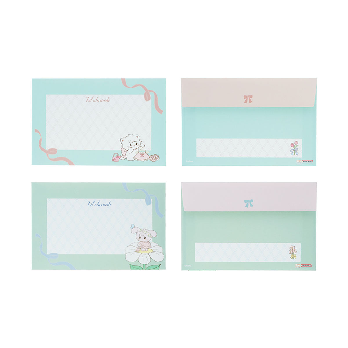 Lil ala mode 8柄レターセット（ミント） – Lil ala mode store