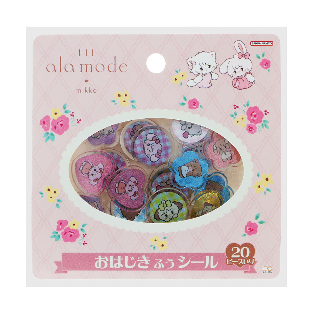 おはじきふうシール Lil ala mode おはじき風シール（ピンク） – Lil ala mode store