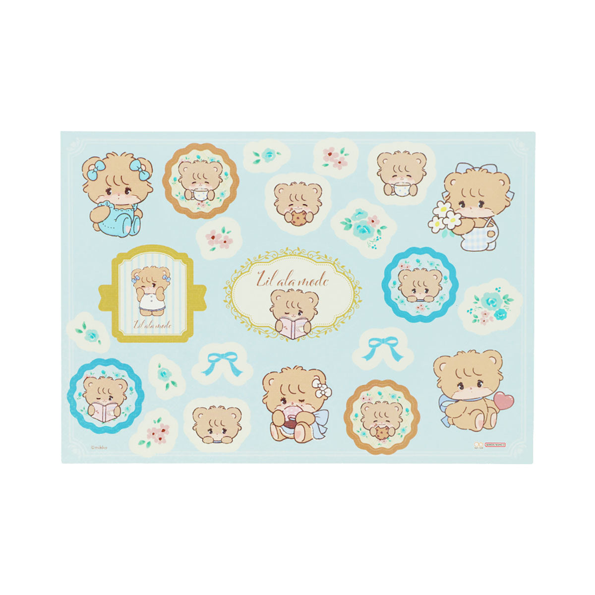 Lil ala mode A5クリアファイル＆シールセット（ラテ） – Lil ala mode