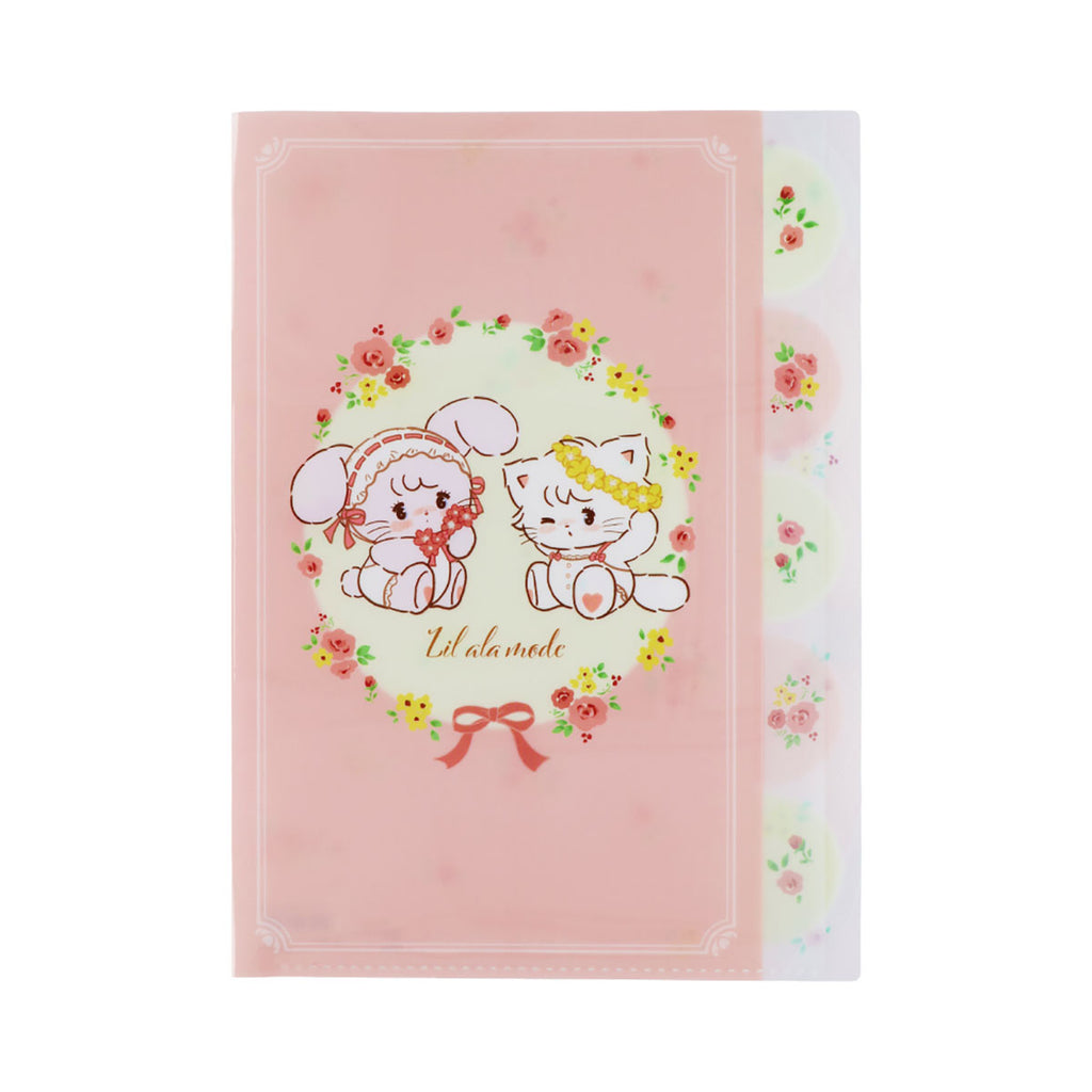 Lil ala mode ダイカットクリアファイル5P（ピンク）