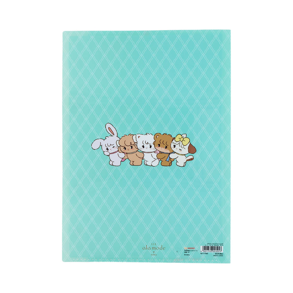 Lil ala mode ダイカットクリアファイル5P（ミント）