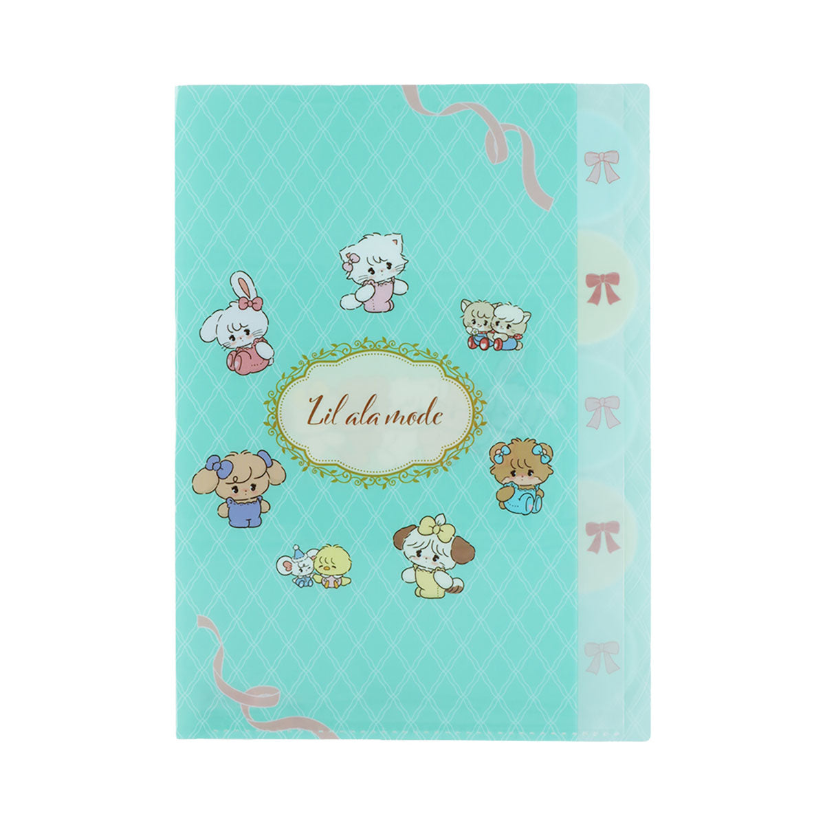 Lil ala mode ダイカットクリアファイル5P（ミント）