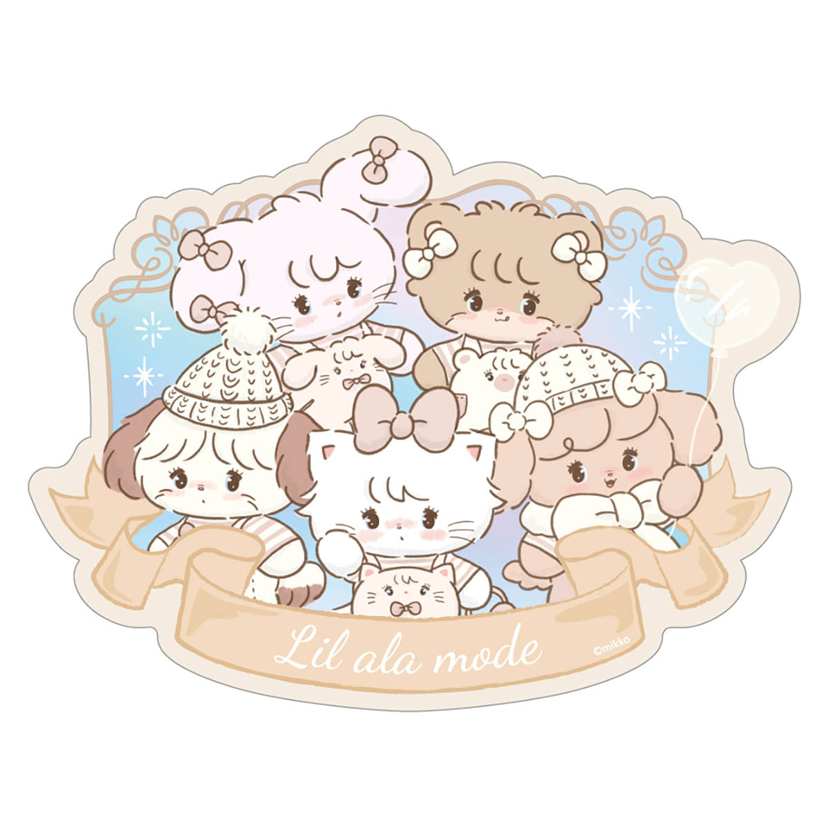 Lil ala mode プリズムトラベルステッカー（lil ala mode①）