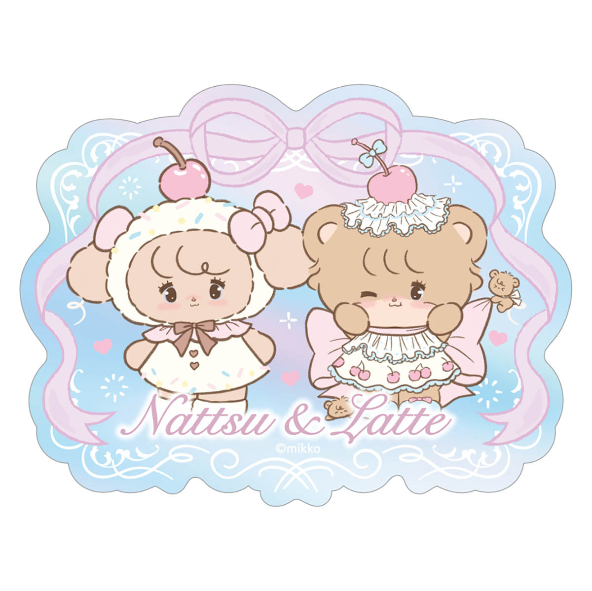 Lil ala mode プリズムトラベルステッカー（nattsu&latte）