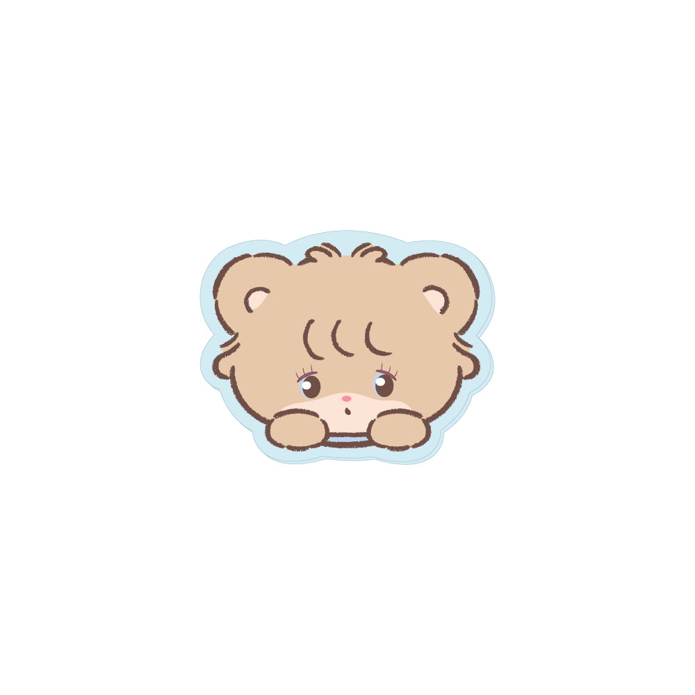 Lil ala mode 刺繍ステッカー（ラテ）
