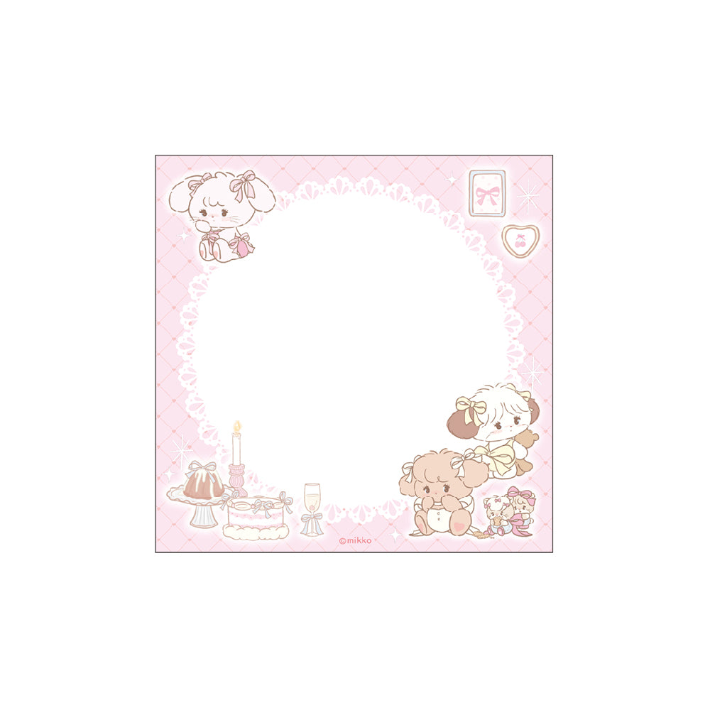 Lil ala mode スクエアメモ（ピンク）