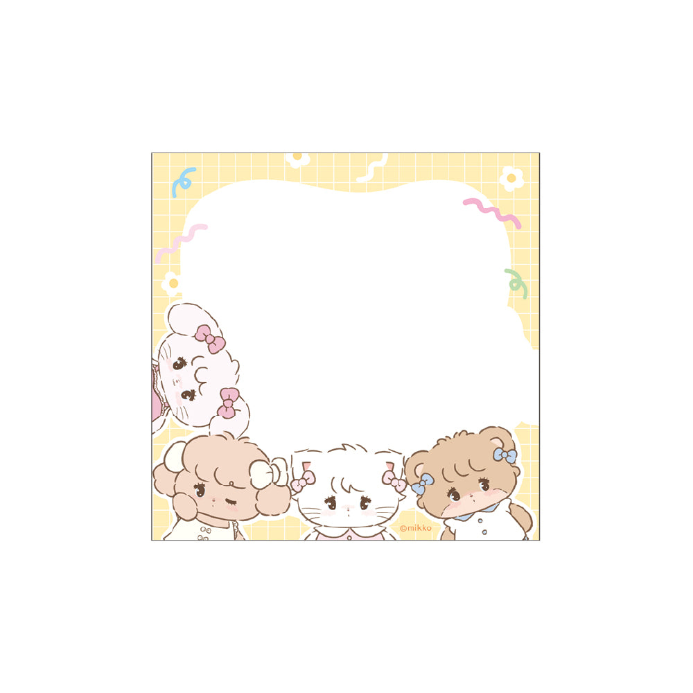 Lil ala mode スクエアメモ（イエロー）