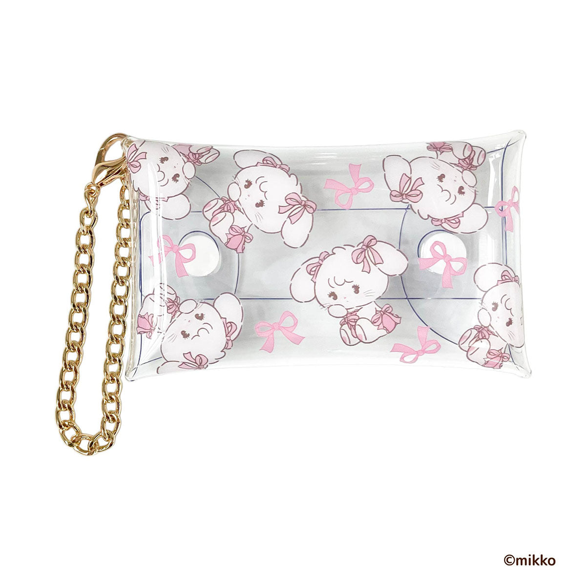 Lil ala mode チェーン付きクリアマルチケースS（キャミー）