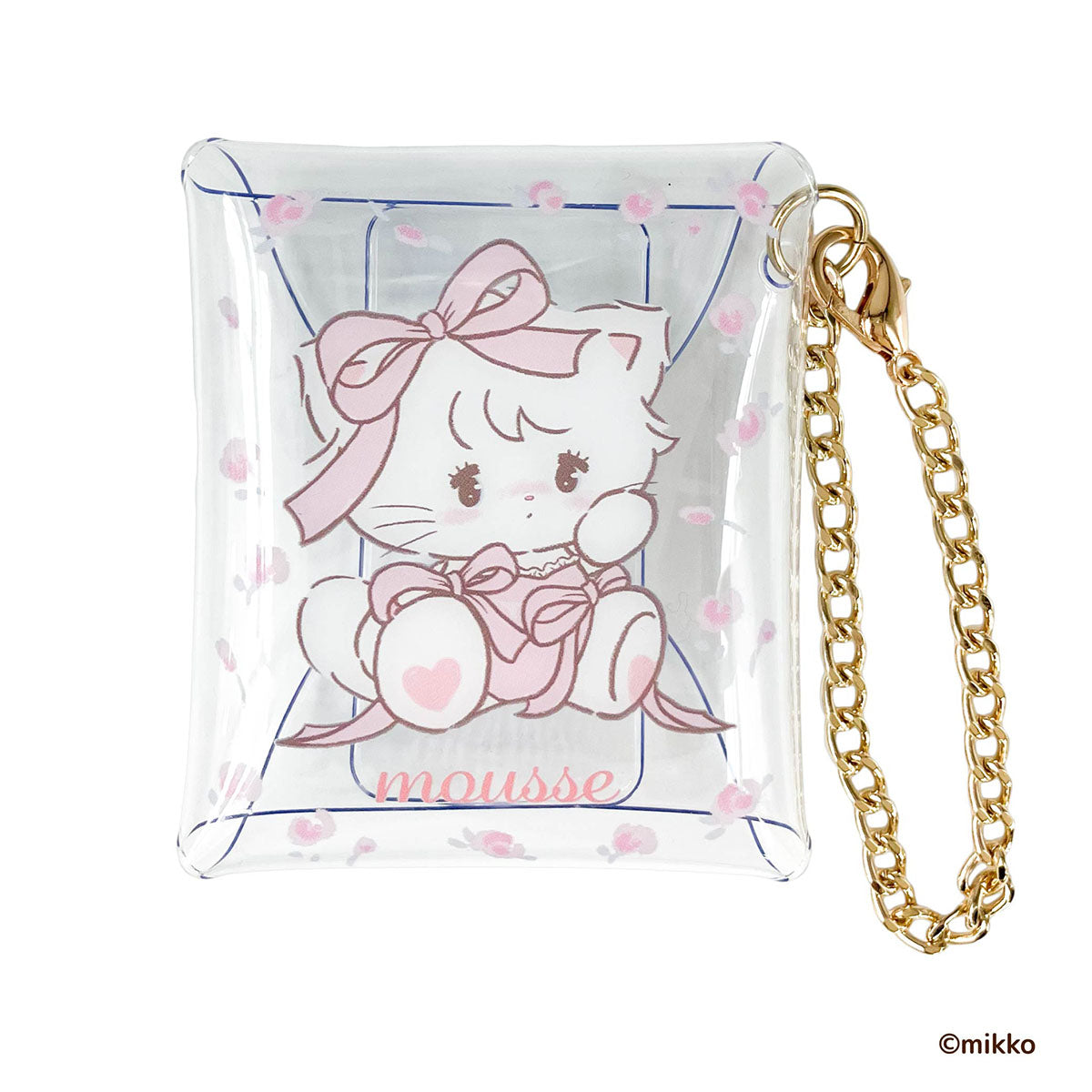 Lil ala mode チェーン付きクリアマルチケースSS（ムース）