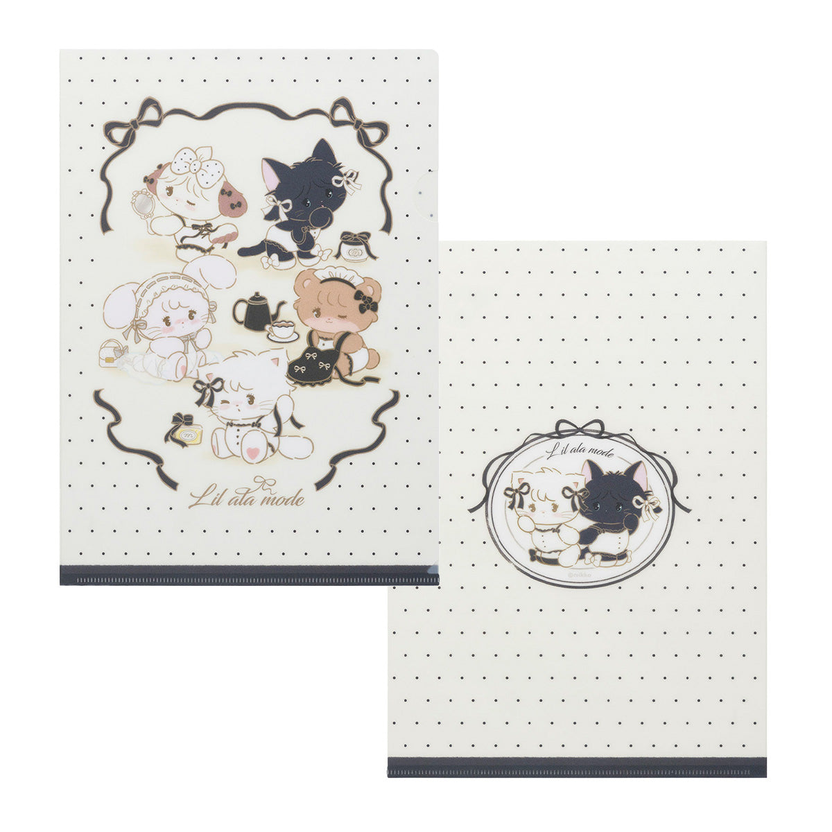 Lil ala mode French♡Girlyシリーズ マットなクリアファイル