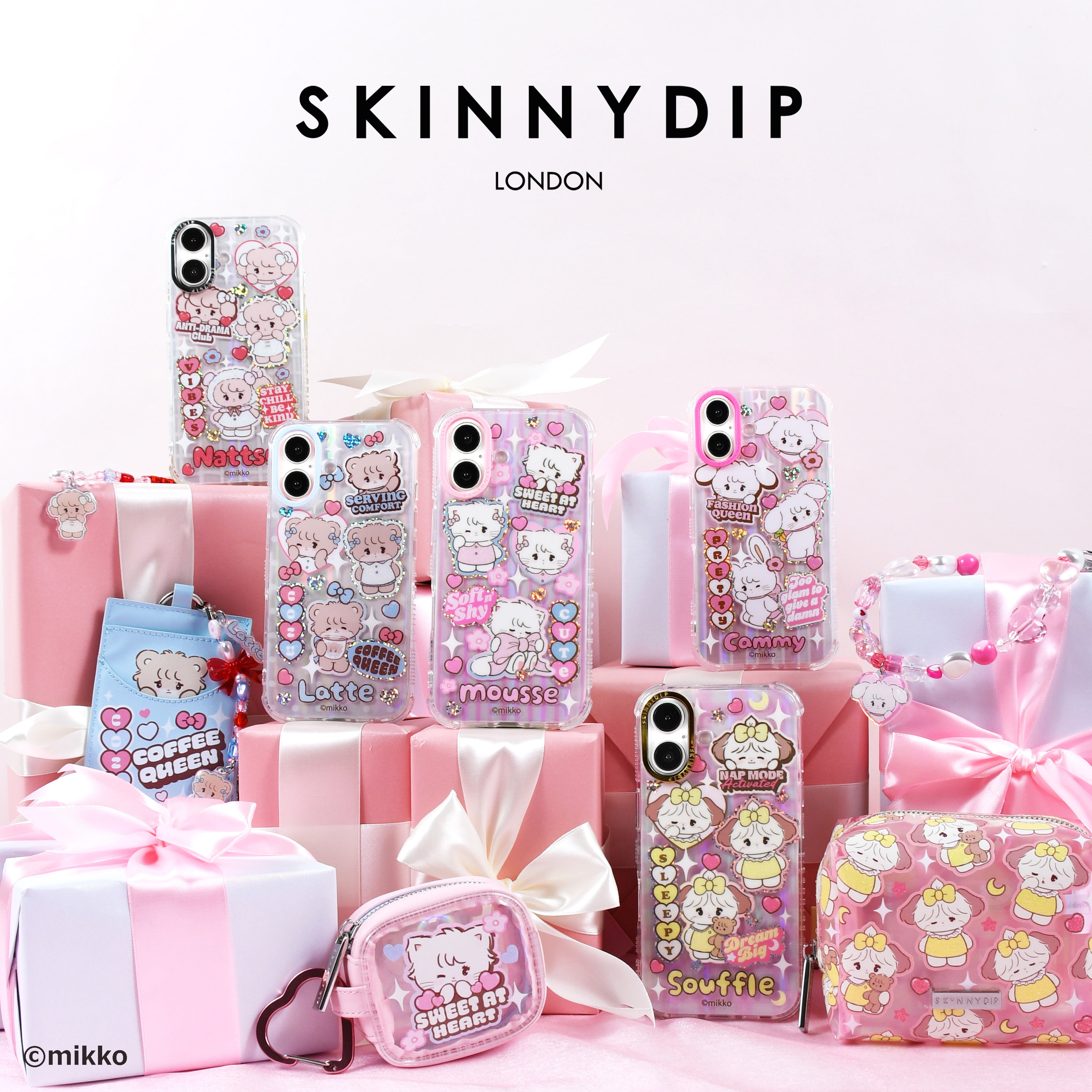 Lil ala mode リルアラモード キャリーケース ピンク Lil ala mode store（リルアラモードストア）公式グッズショップ