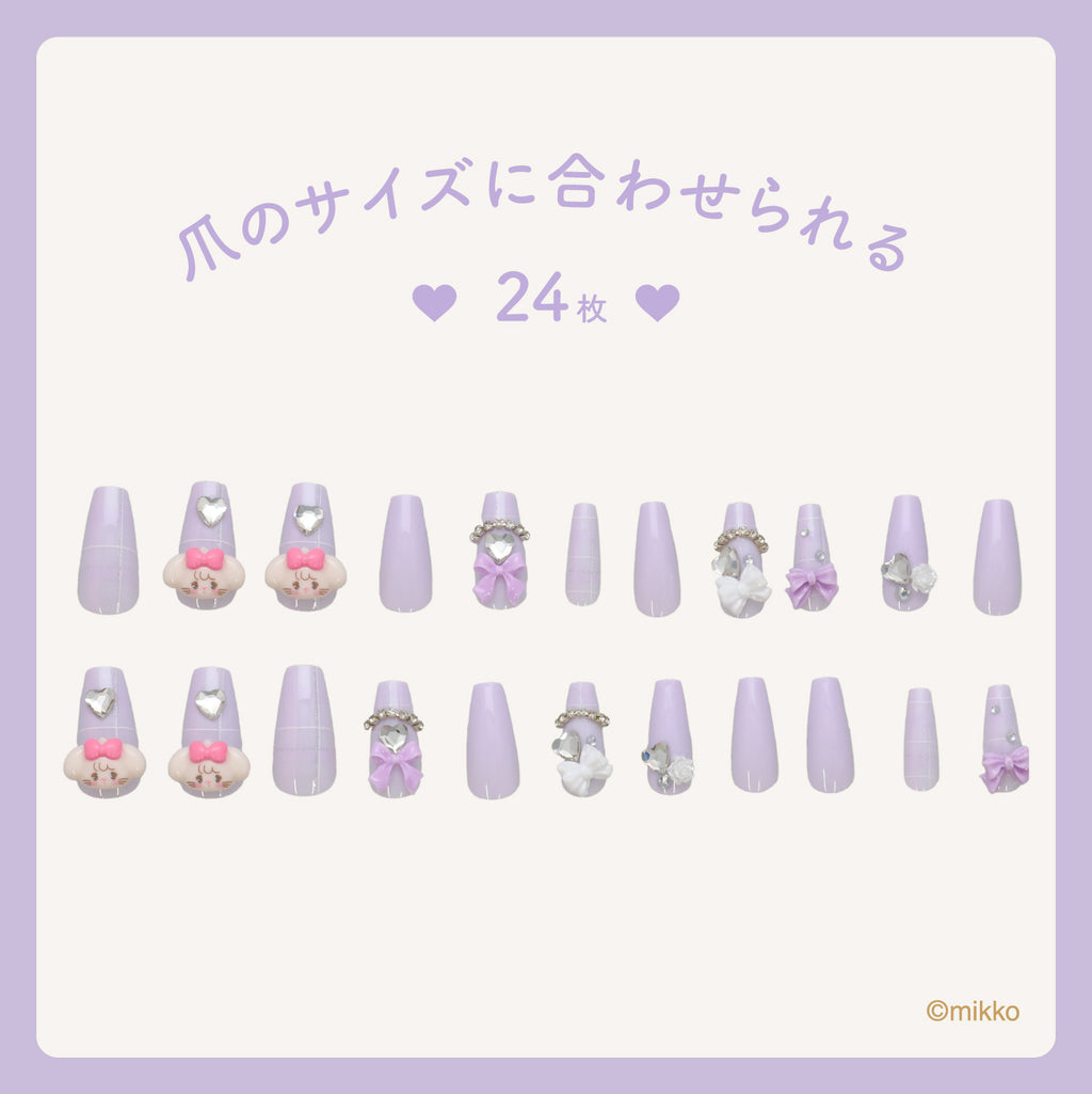 Lil ala mode ネイルチップ（キャミー）