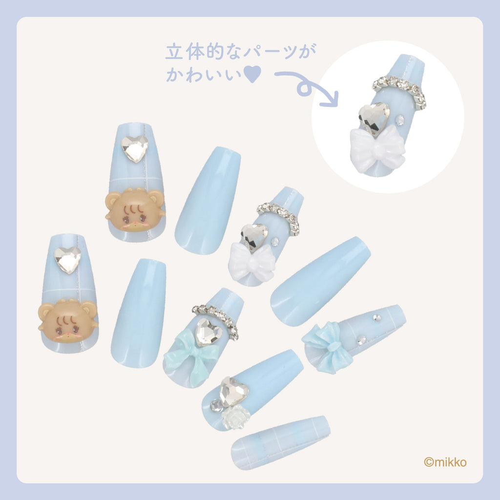 Lil ala mode ネイルチップ（ラテ）